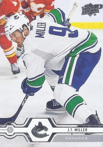 #422 J.T. Miller - Vancouver Canucks - 2019-20 Upper Deck Hockey