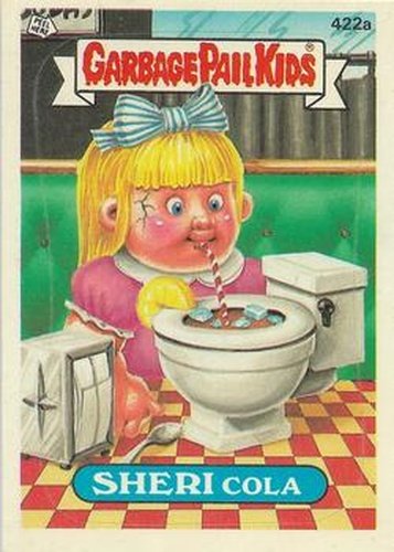 #422a Sheri Cola - 1987 Topps Garbage Pail Kids Series 11