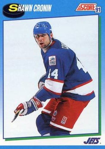 #423 Shawn Cronin - Winnipeg Jets - 1991-92 Score Canadian Hockey