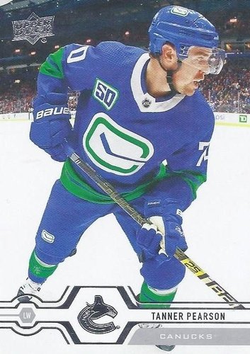 #423 Tanner Pearson - Vancouver Canucks - 2019-20 Upper Deck Hockey