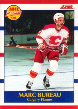 #423 Marc Bureau - Calgary Flames - 1990-91 Score Canadian Hockey