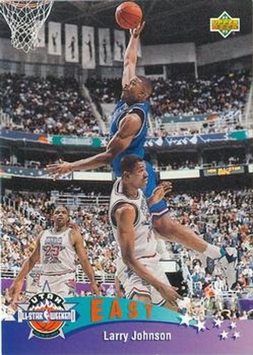 #423 Larry Johnson - Charlotte Hornets - 1992-93 Upper Deck Basketball