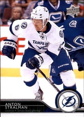 #423 Anton Stralman - Tampa Bay Lightning - 2014-15 Upper Deck Hockey