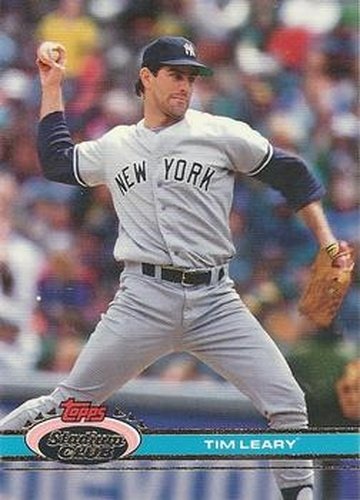 #423 Tim Leary - New York Yankees - 1991 Stadium Club Baseball