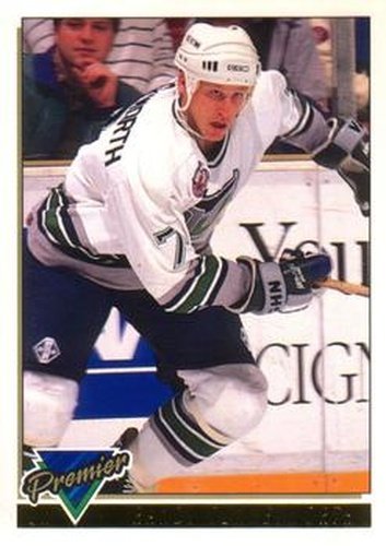 #423 Randy Cunneyworth - Hartford Whalers - 1993-94 O-Pee-Chee Premier Hockey - Gold