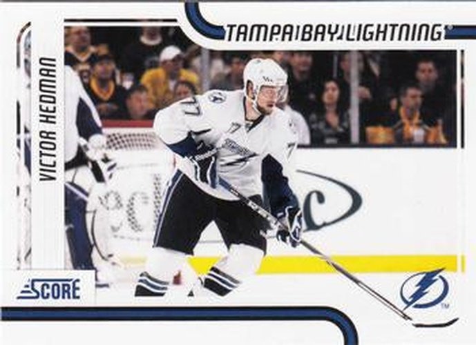 #423 Victor Hedman - Tampa Bay Lightning - 2011-12 Score Hockey