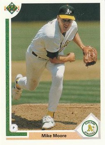 #423 Mike Moore - Oakland Athletics - 1991 Upper Deck Baseball