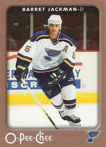 #423 Barret Jackman - St. Louis Blues - 2006-07 O-Pee-Chee Hockey