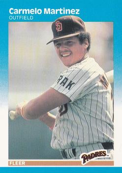 #423 Carmelo Martinez - San Diego Padres - 1987 Fleer Baseball