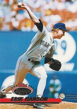 #423 Erik Hanson - Seattle Mariners - 1993 Stadium Club Baseball