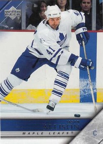 #423 Jason Allison - Toronto Maple Leafs - 2005-06 Upper Deck Hockey