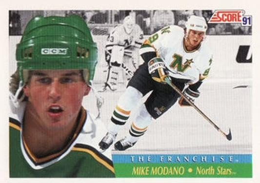 #423 Mike Modano - Minnesota North Stars - 1991-92 Score American Hockey