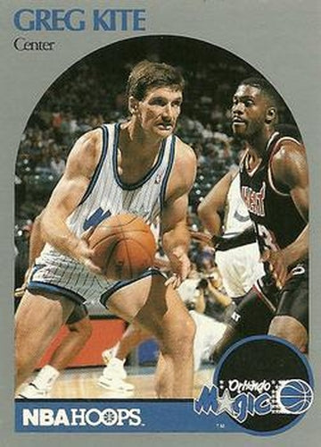 #423 Greg Kite - Orlando Magic - 1990-91 Hoops Basketball