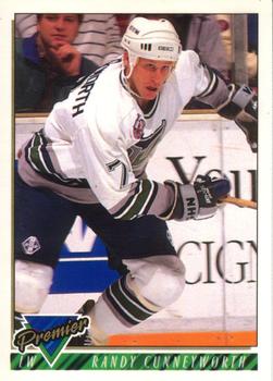 #423 Randy Cunneyworth - Hartford Whalers - 1993-94 O-Pee-Chee Premier Hockey