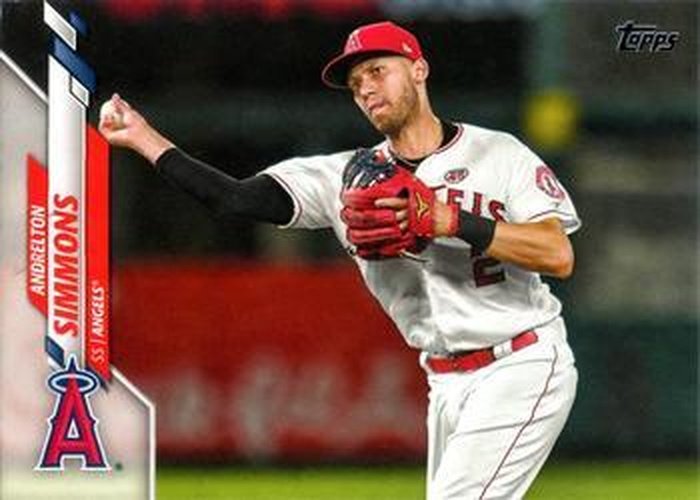 #423 Andrelton Simmons - Los Angeles Angels - 2020 Topps Baseball