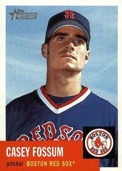 #423 Casey Fossum - Boston Red Sox - 2002 Topps Heritage Baseball