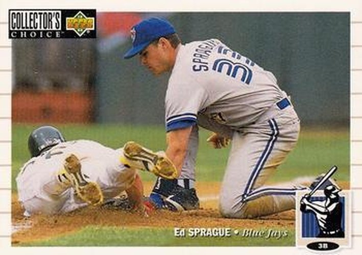 #423 Ed Sprague - Toronto Blue Jays - 1994 Collector's Choice Baseball