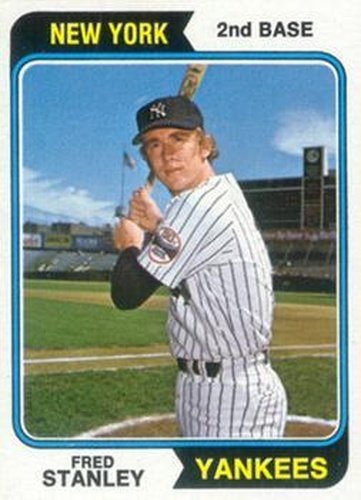 #423 Fred Stanley - New York Yankees - 1974 Topps Baseball