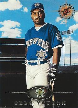 #423 Greg Vaughn - Milwaukee Brewers - 1995 Stadium Club Baseball