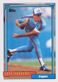 #423 Jeff Fassero - Montreal Expos - 1992 Topps Baseball