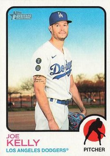#423 Joe Kelly - Los Angeles Dodgers - 2022 Topps Heritage Baseball