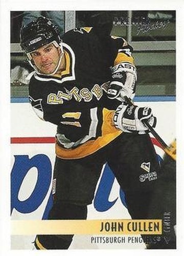 #423 John Cullen - Pittsburgh Penguins - 1994-95 Topps Premier Hockey