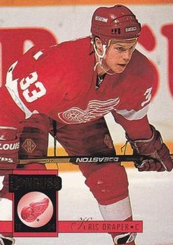 #423 Kris Draper - Detroit Red Wings - 1993-94 Donruss Hockey