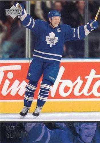 #423 Mats Sundin - Toronto Maple Leafs - 2003-04 Upper Deck Hockey
