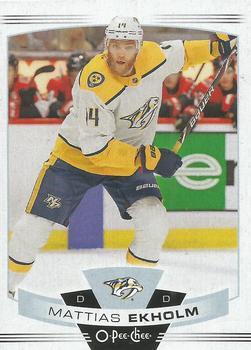#423 Mattias Ekholm - Nashville Predators - 2019-20 O-Pee-Chee Hockey