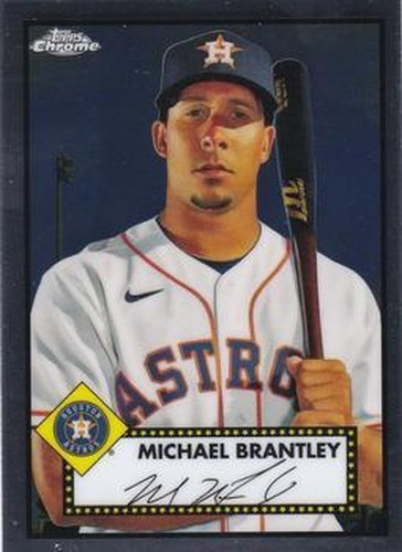 #423 Michael Brantley - Houston Astros - 2021 Topps Chrome Platinum Anniversary Baseball