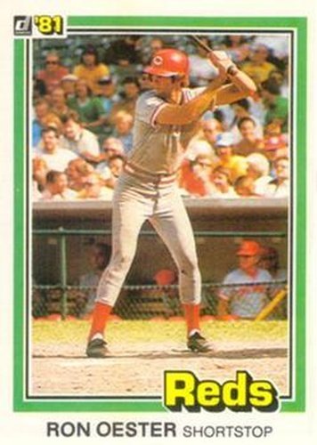 #423 Ron Oester - Cincinnati Reds - 1981 Donruss Baseball