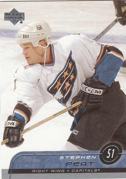 #423 Stephen Peat - Washington Capitals - 2002-03 Upper Deck Hockey