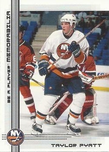 #423 Taylor Pyatt - New York Islanders - 2000-01 Be a Player Memorabilia Hockey