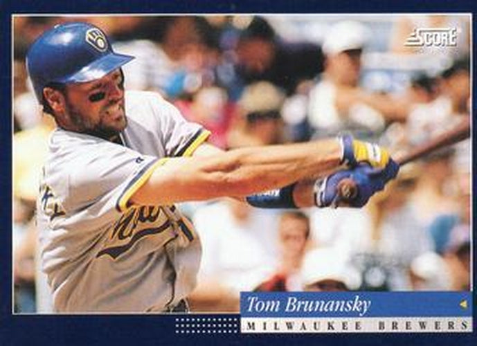 #423 Tom Brunansky - Milwaukee Brewers -1994 Score Baseball