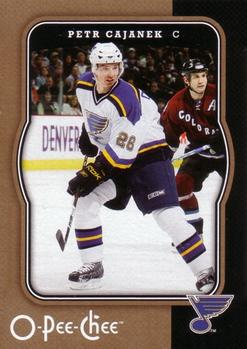 #423 Petr Cajanek - St. Louis Blues - 2007-08 O-Pee-Chee Hockey
