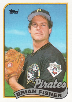 #423 Brian Fisher - Pittsburgh Pirates - 1989 Topps Baseball