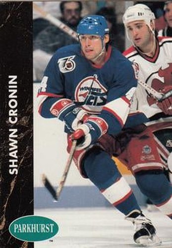 #423 Shawn Cronin - Winnipeg Jets - 1991-92 Parkhurst Hockey