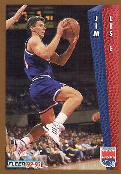 #423 Jim Les - Sacramento Kings - 1992-93 Fleer Basketball