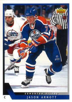 #423 Jason Arnott - Edmonton Oilers - 1993-94 Upper Deck Hockey