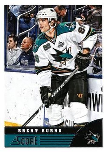 #423 Brent Burns - San Jose Sharks - 2013-14 Score Hockey