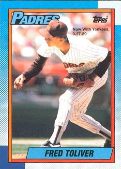 #423 Freddie Toliver - New York Yankees - 1990 O-Pee-Chee Baseball