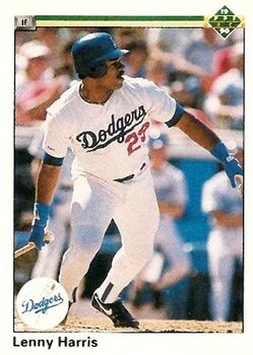 #423 Lenny Harris - Los Angeles Dodgers - 1990 Upper Deck Baseball