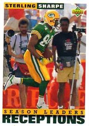 #424 Sterling Sharpe - Green Bay Packers - 1993 Upper Deck Football