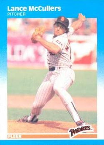 #424 Lance McCullers - San Diego Padres - 1987 Fleer Baseball