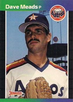 #424 Dave Meads - Houston Astros - 1989 Donruss Baseball