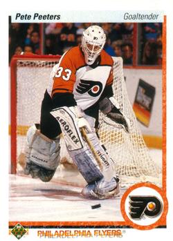 #424 Pete Peeters - Philadelphia Flyers - 1990-91 Upper Deck Hockey