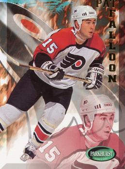 #424 Pat Falloon - Philadelphia Flyers - 1995-96 Parkhurst International Hockey