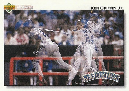#424 Ken Griffey Jr. - Seattle Mariners - 1992 Upper Deck Baseball
