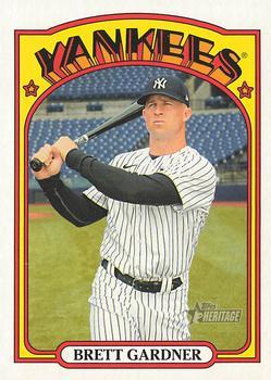 #424 Brett Gardner - New York Yankees - 2021 Topps Heritage Baseball