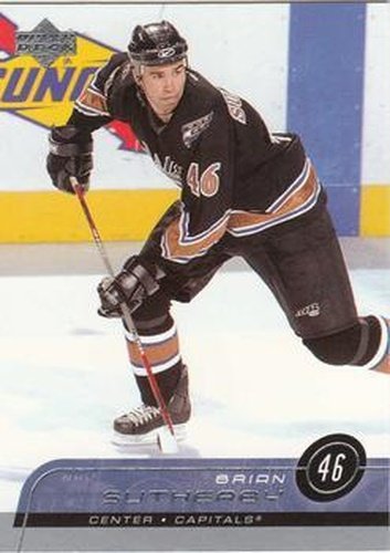 #424 Brian Sutherby - Washington Capitals - 2002-03 Upper Deck Hockey